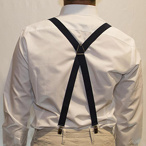 Bretelle Elastico Nidino Navy <br/> H 2.5 cm